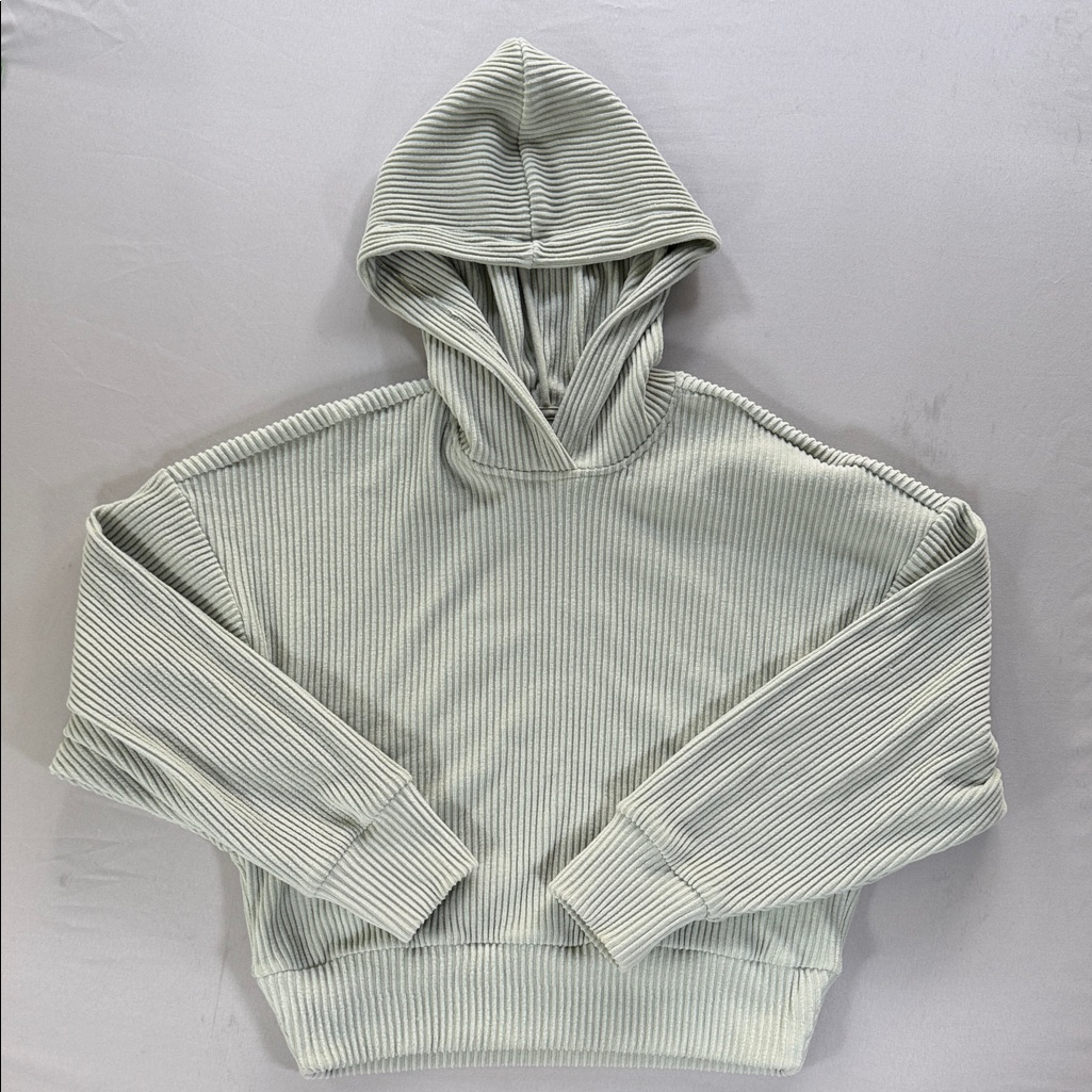 Abercrombie & Fitch Women's Ribbed Hoodie, Mint